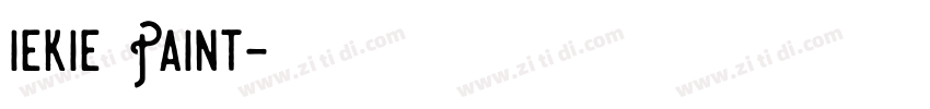 iekie Paint字体转换